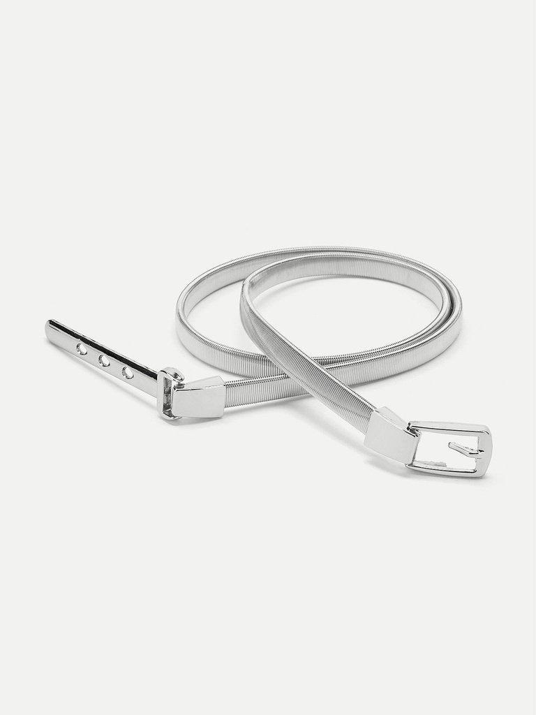 Metal Buckle Skinny Belt-accessories-Des Mess