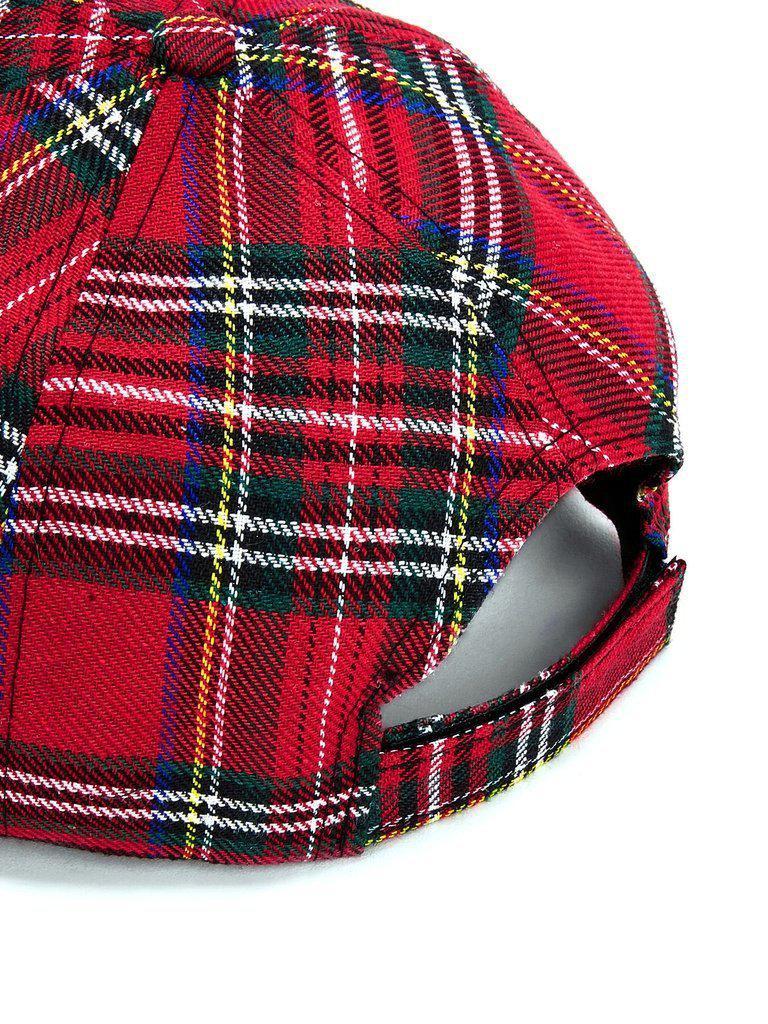 Plaid Baseball Cap-accessories-Des Mess