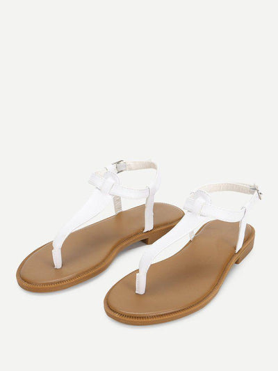 Toe Post Flat Sandals-shoes-Des Mess