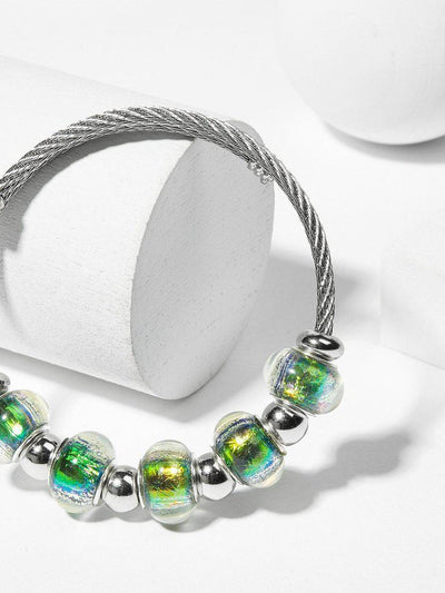 Two Tone Design Bangle--Des Mess