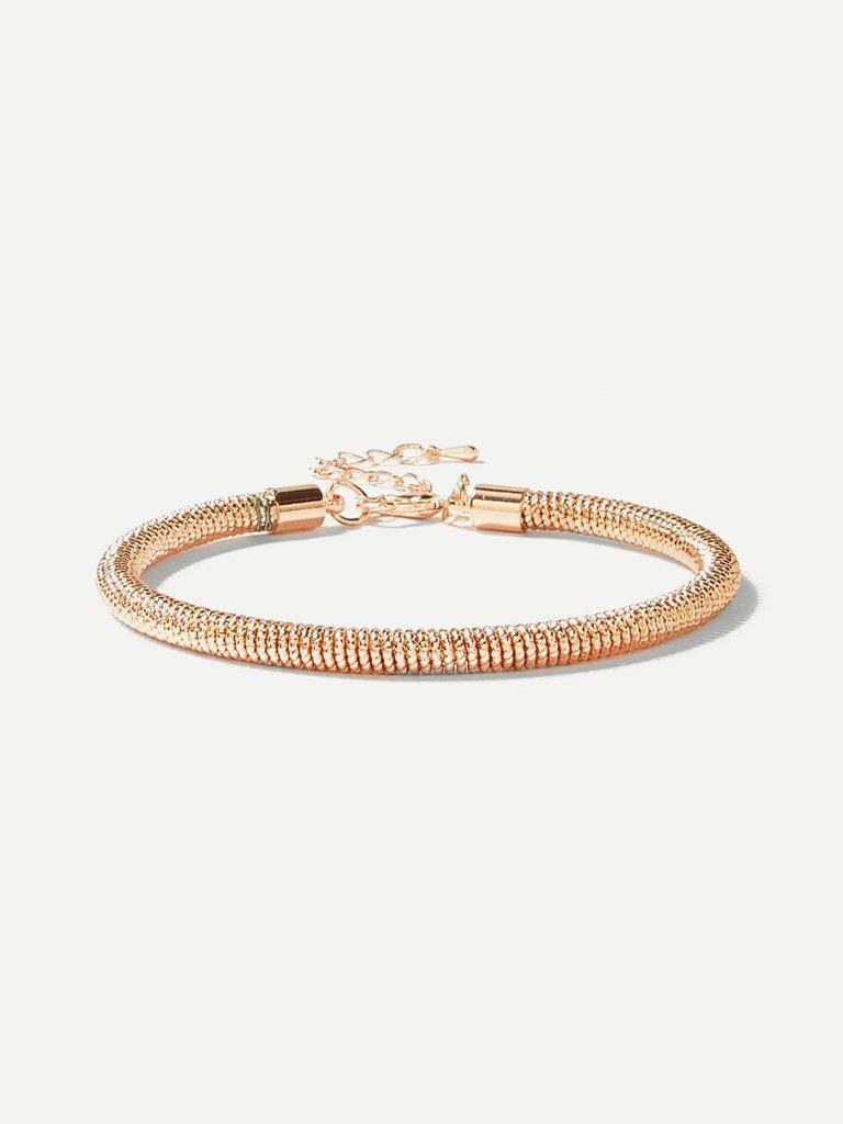 Metallic Spiral Bracelet--Des Mess