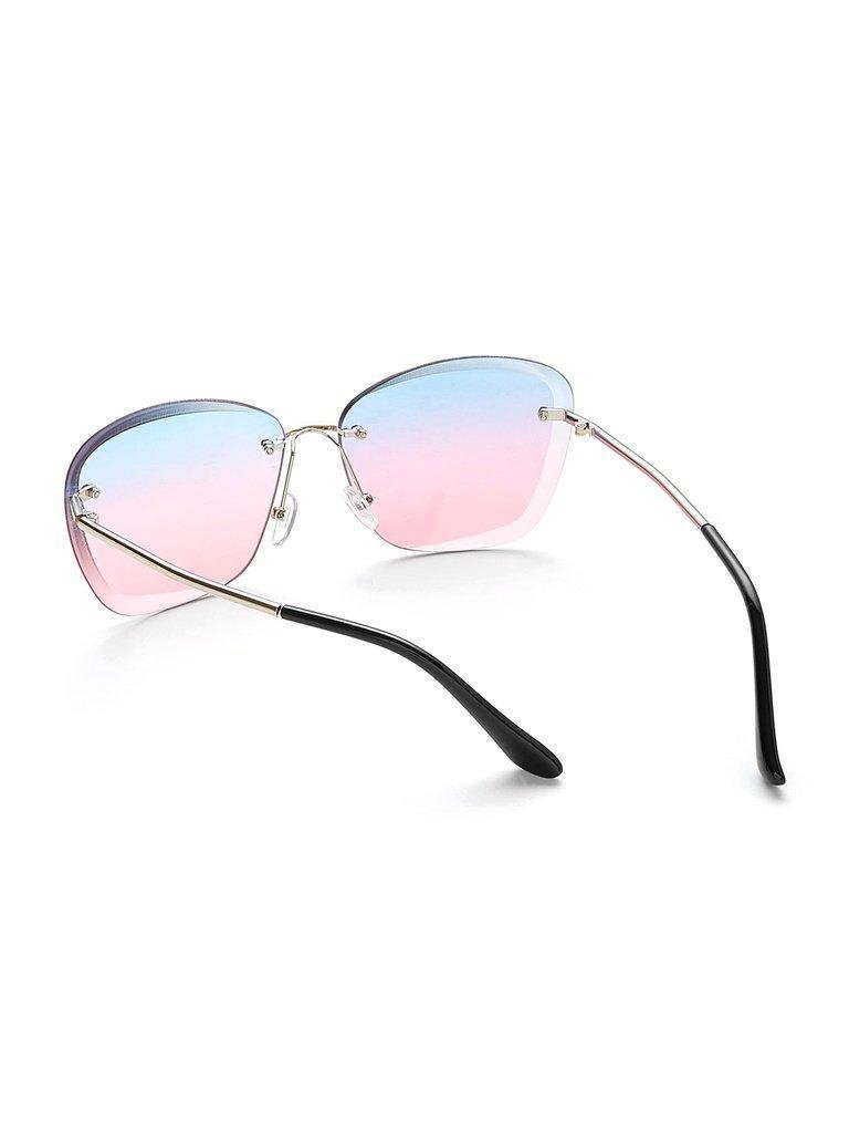 Rimless Tinted Lens Sunglasses-accessories-Des Mess