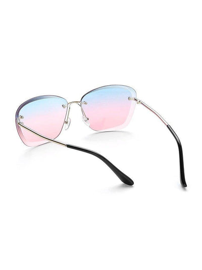 Rimless Tinted Lens Sunglasses-accessories-Des Mess