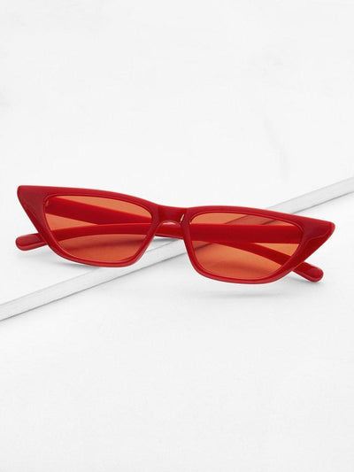 Cat Eye Mirror Lens Sunglasses-accessories-Des Mess