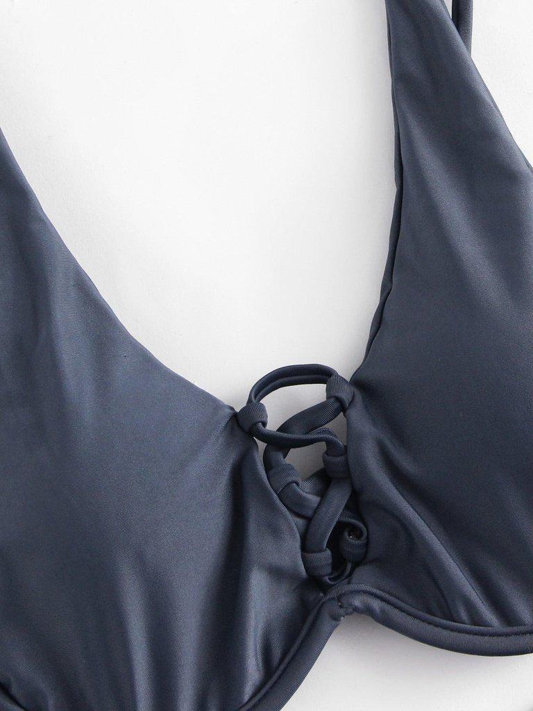 Criss Cross Bikini Set-swimwear-Des Mess
