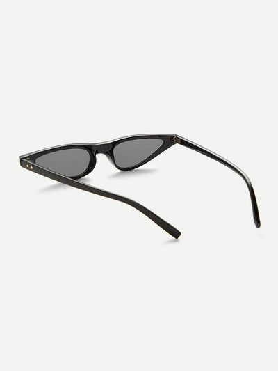 Cat Eye Flat Lens Sunglasses-accessories-Des Mess