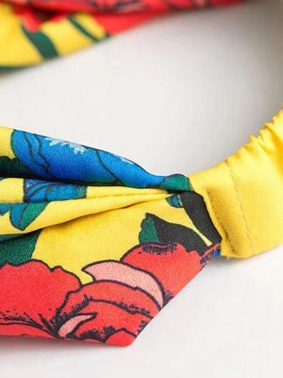 Jungle Print Twist Headband-hair-Des Mess