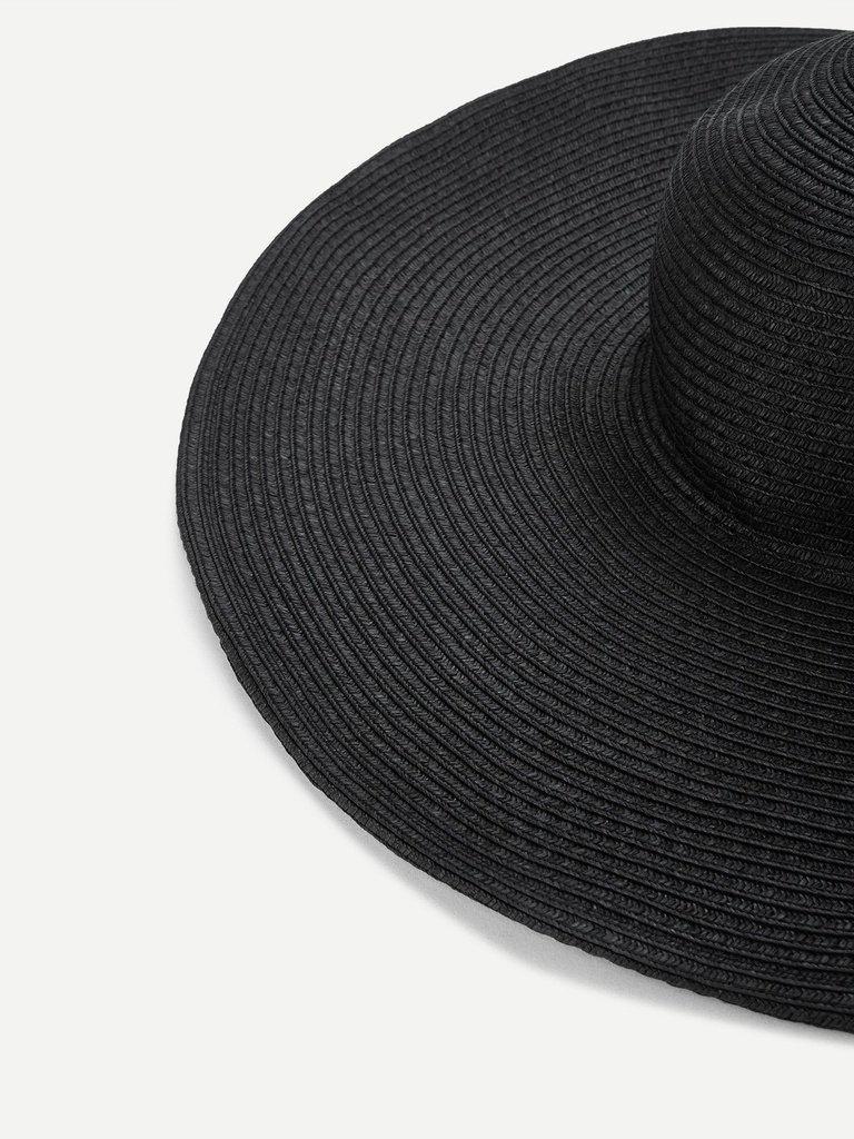 Wide Brim Straw Hat--Des Mess