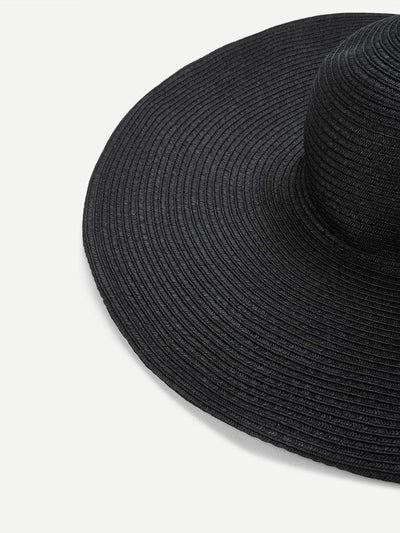 Wide Brim Straw Hat--Des Mess