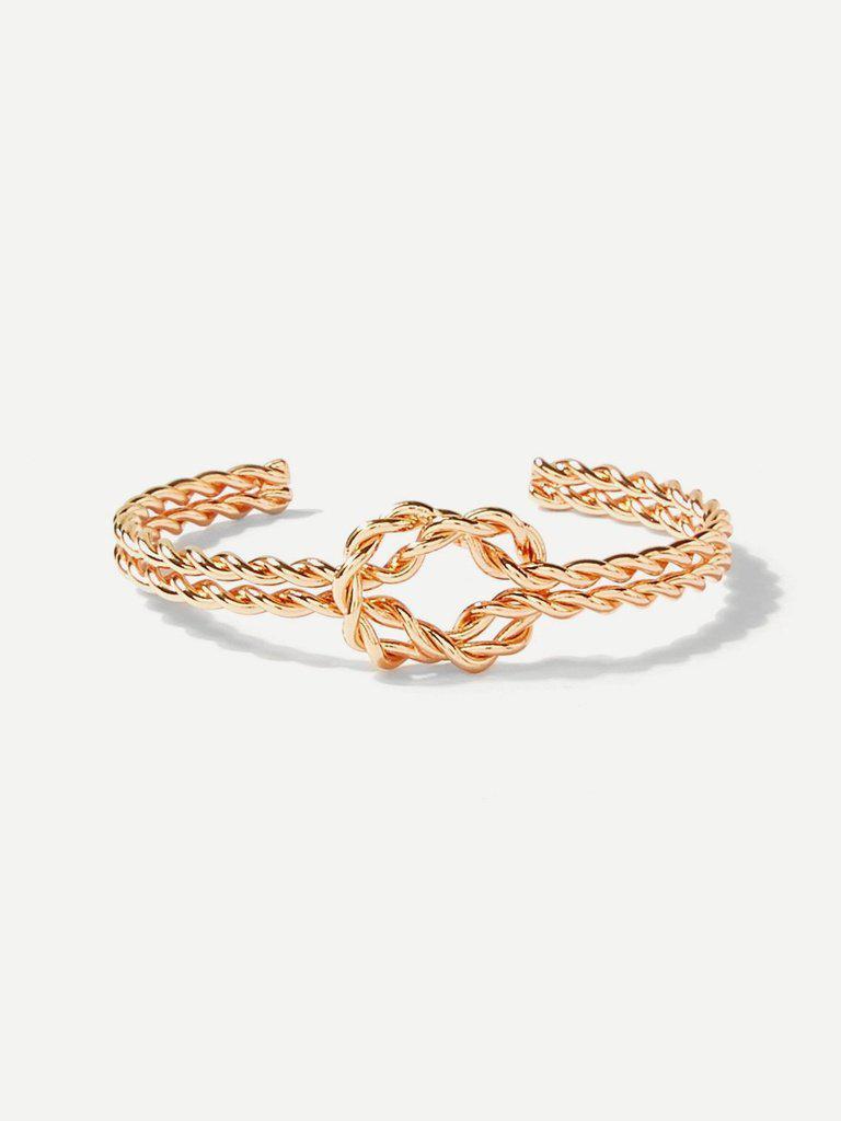 Double Layered Twist Cuff Bangle--Des Mess