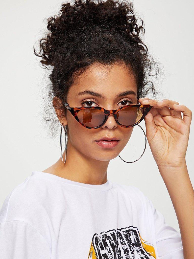 Leopard Frame Cat Eye Sunglasses-accessories-Des Mess