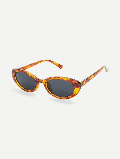 Leopard Frame Flat Lens Sunglasses-accessories-Des Mess
