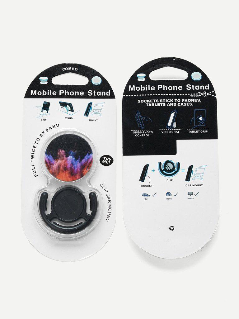 Abstract Watercolor Pattern Gasbag Phone Holder-others-Des Mess
