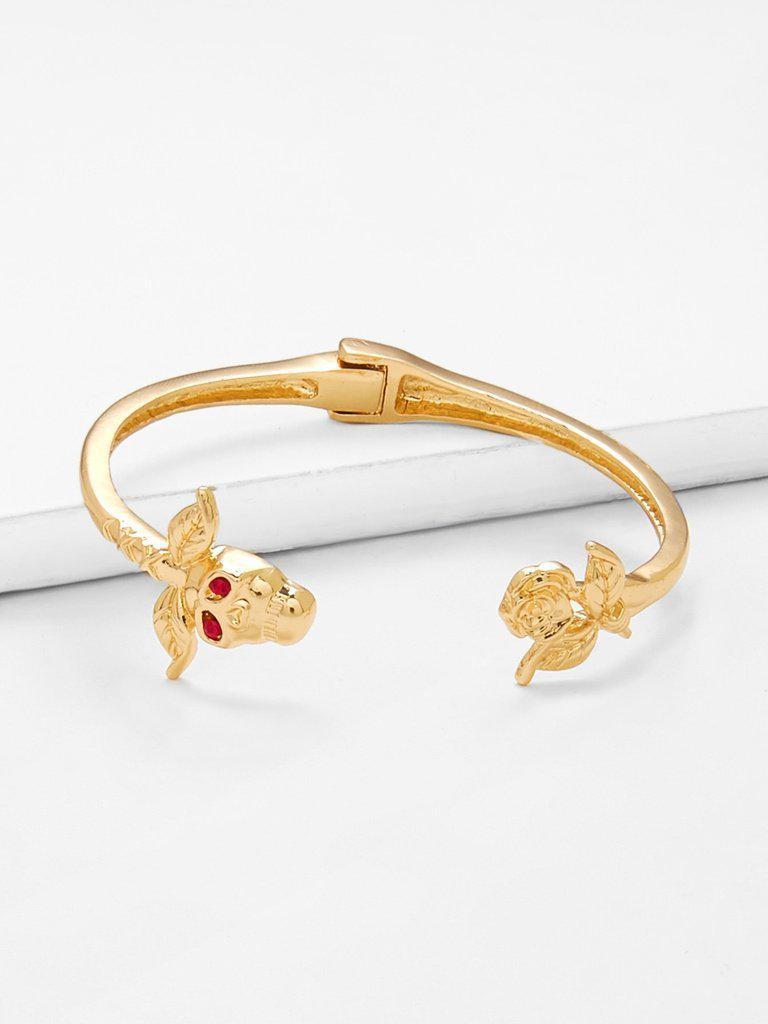 Rose Design Cuff Bracelet--Des Mess