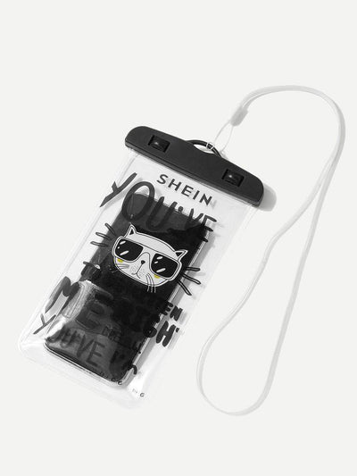 Cat Print Waterproof Pouch Bag-others-Des Mess