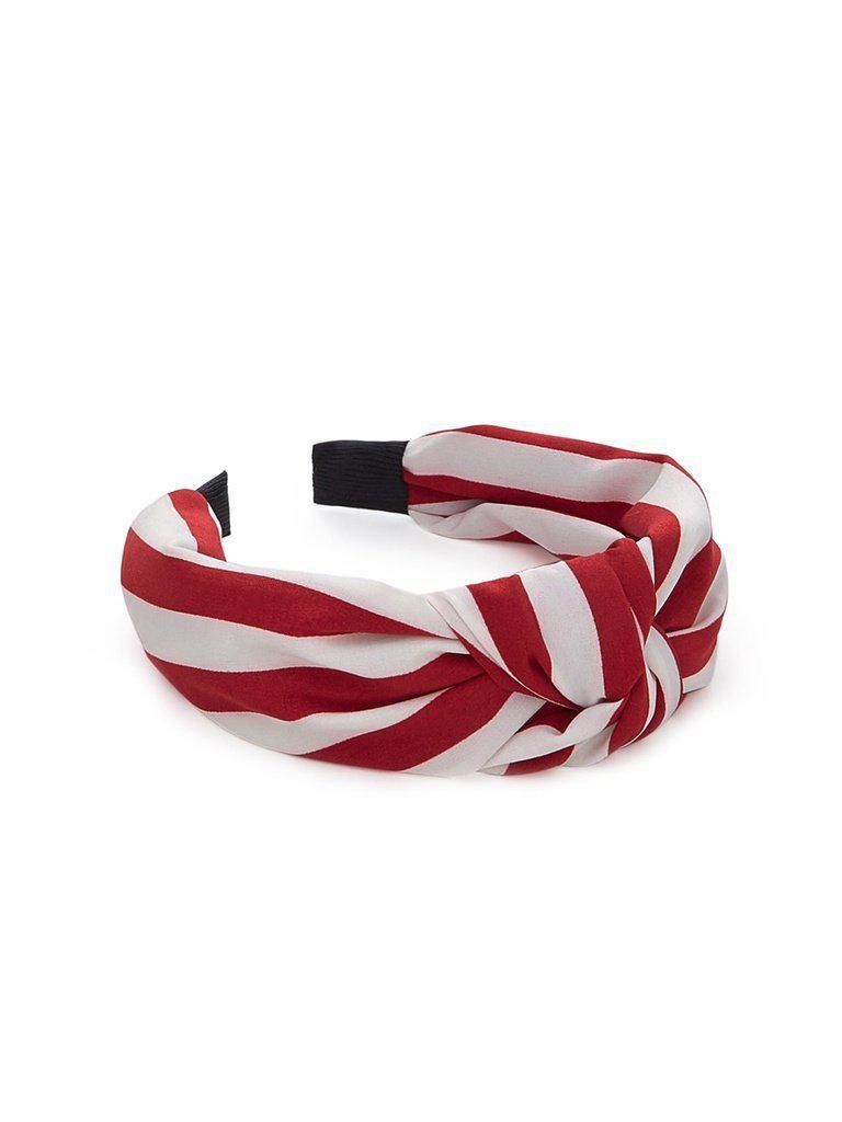 Striped Knot Headband-hair-Des Mess