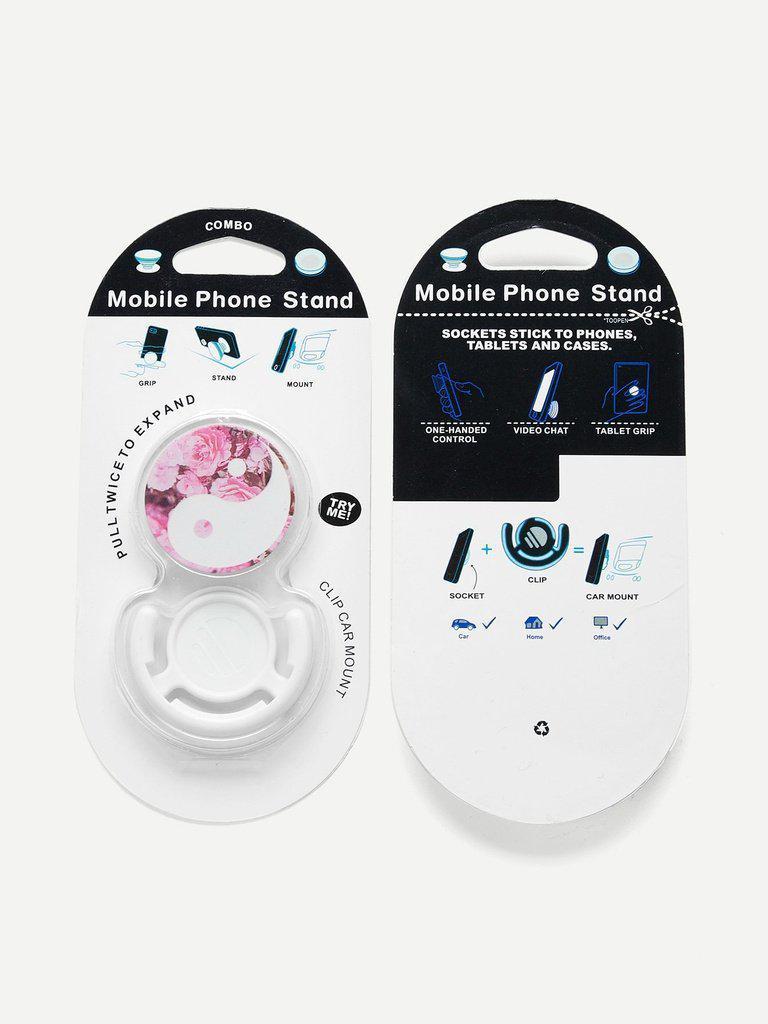 Floral Taichi Gossip Gasbag Phone Holder-others-Des Mess
