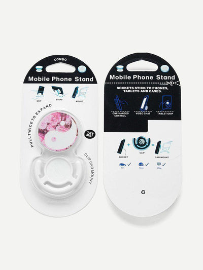 Floral Taichi Gossip Gasbag Phone Holder-others-Des Mess