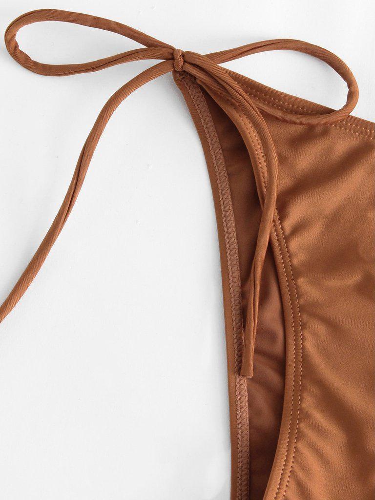 Self Tie Bikini Set-swimwear-Des Mess