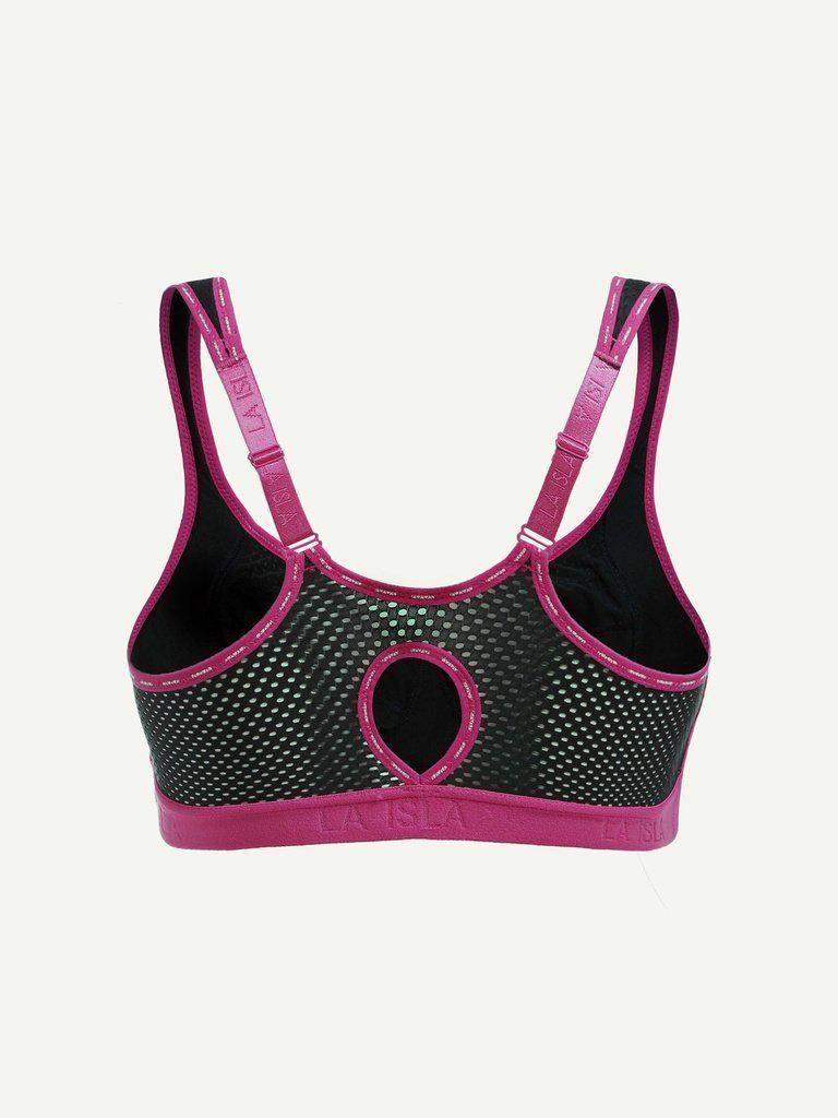 Contrast Piping Sports Bra-sportswear-Des Mess