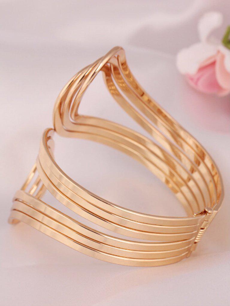 Layered Bangle Bracelet--Des Mess