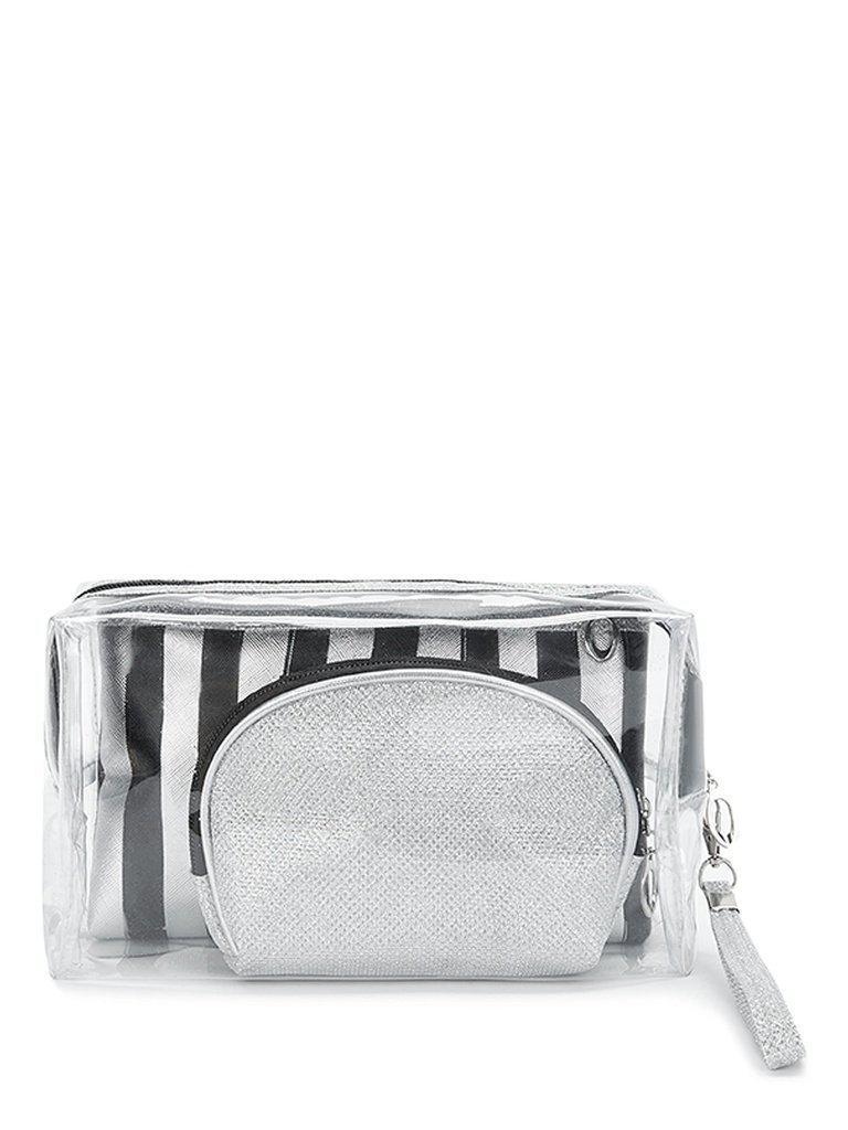 Striped Design Makeup Bag 3pcs-makeup-Des Mess