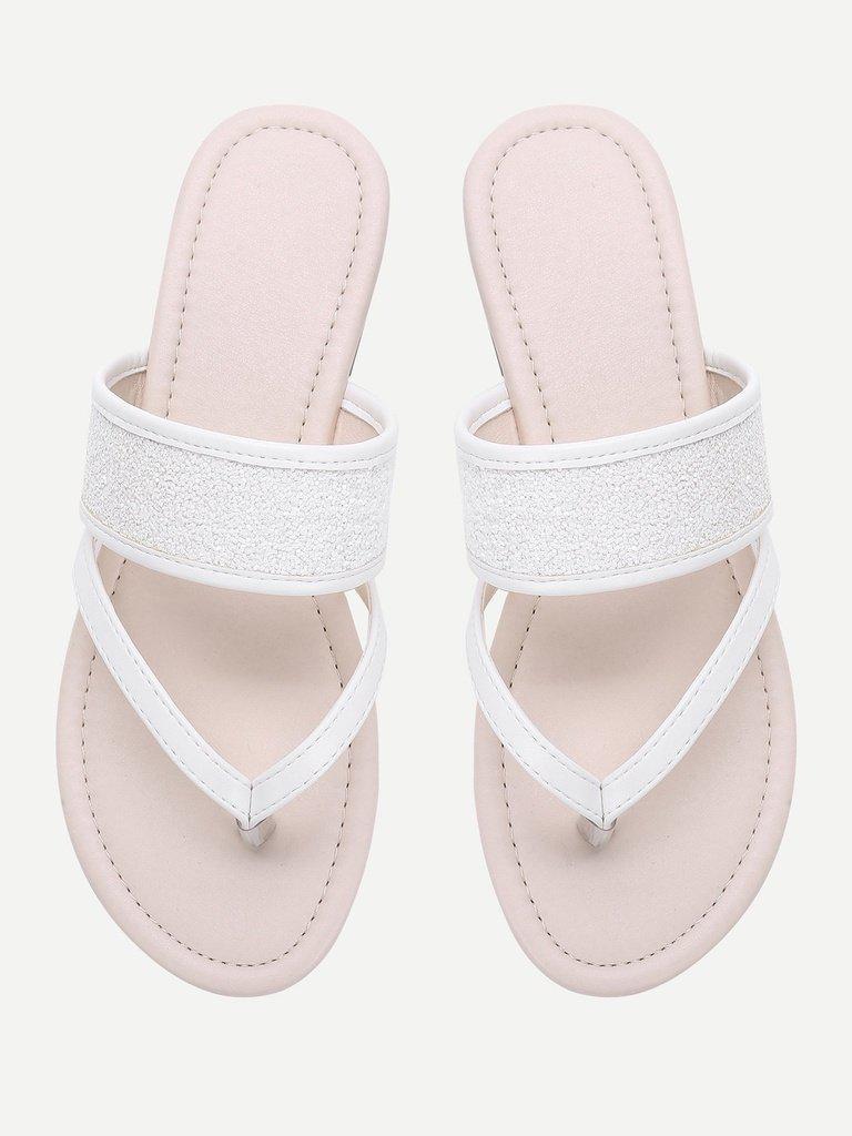 Toe Post PU Flat Sandals-shoes-Des Mess