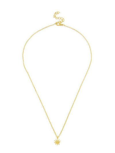 Metal Sun God Pendant Chain Necklace-jewelry-Des Mess