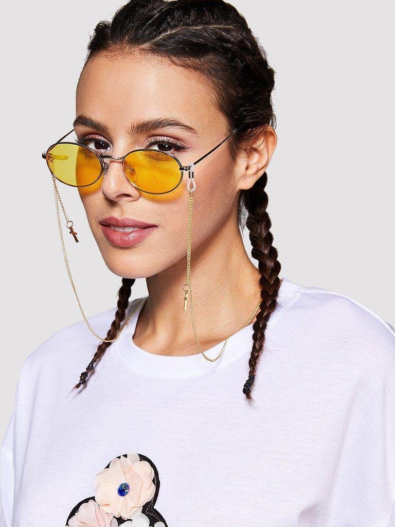 Cross Sunglasses Chain-accessories-Des Mess
