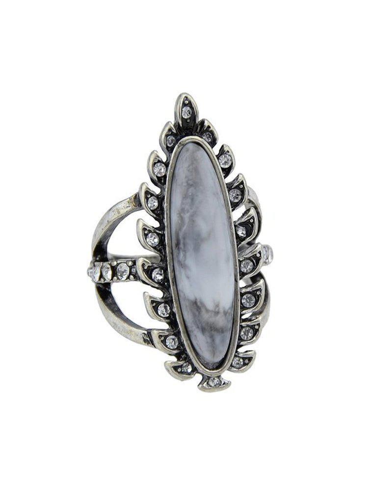 Vintage Leaf Ring-jewelry-Des Mess