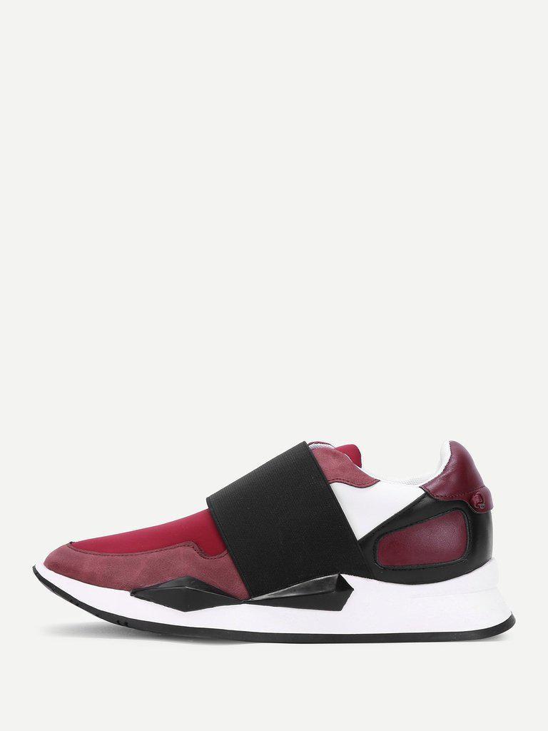 Two Tone Slip On Sneakers-shoes-Des Mess