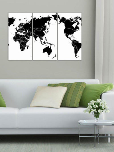 World Map Cloth Art 3pcs-others-Des Mess