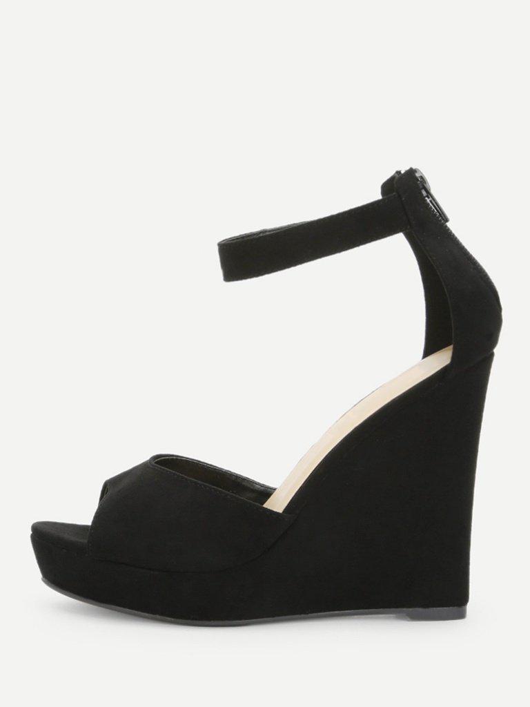 Two Part Wedge Sandals-shoes-Des Mess