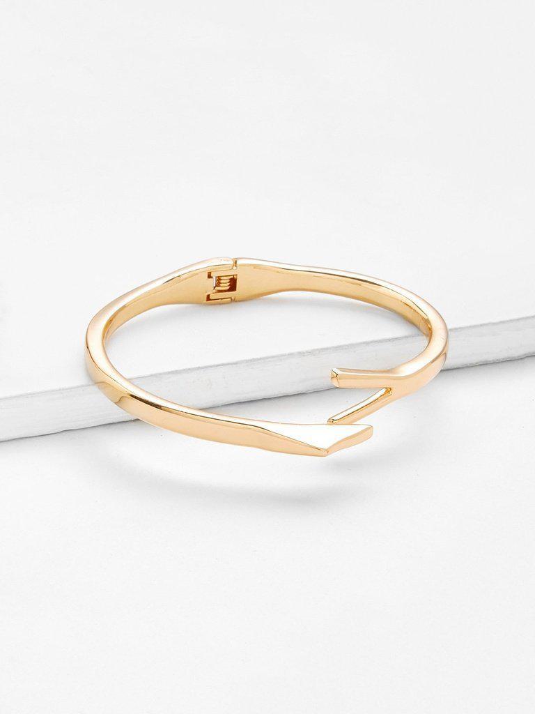 Open Spring Cuff Bangle--Des Mess