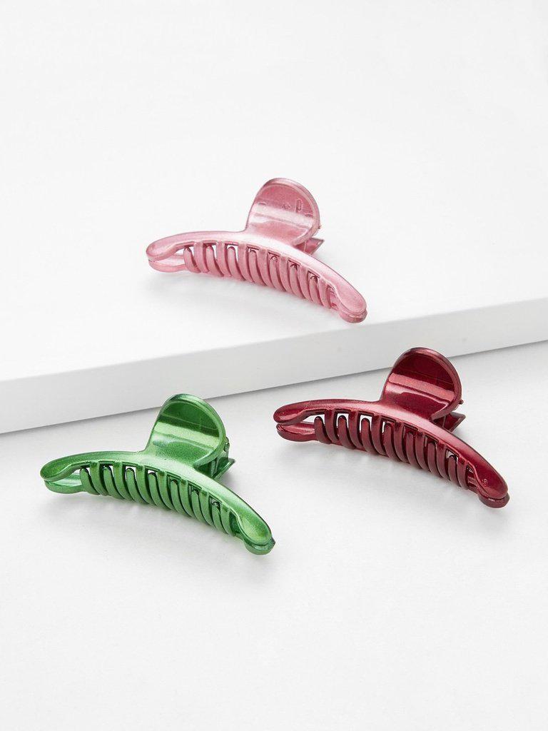 Plain Hair Clip 3pcs-hair-Des Mess