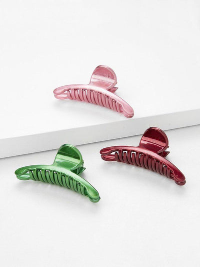 Plain Hair Clip 3pcs-hair-Des Mess
