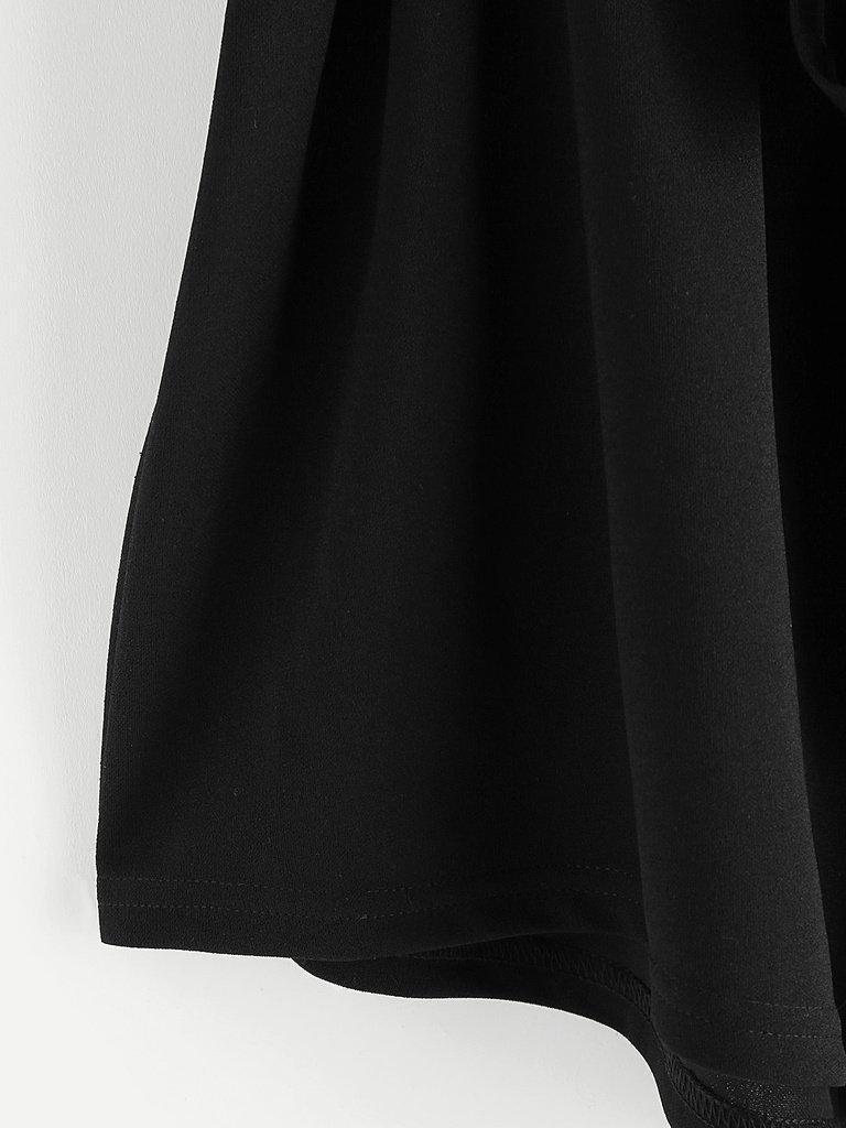 Frill Waist Self Belted Shorts-bottom-Des Mess