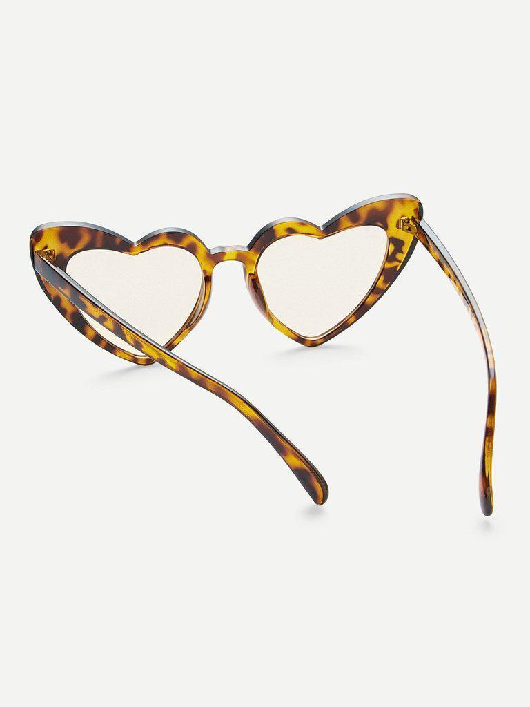 Heart Shaped Frame Sunglasses-accessories-Des Mess