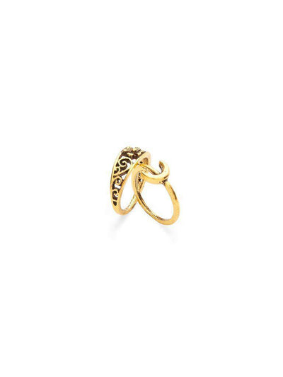 Crown And Flower Design Ring Set 13pcs-jewelry-Des Mess