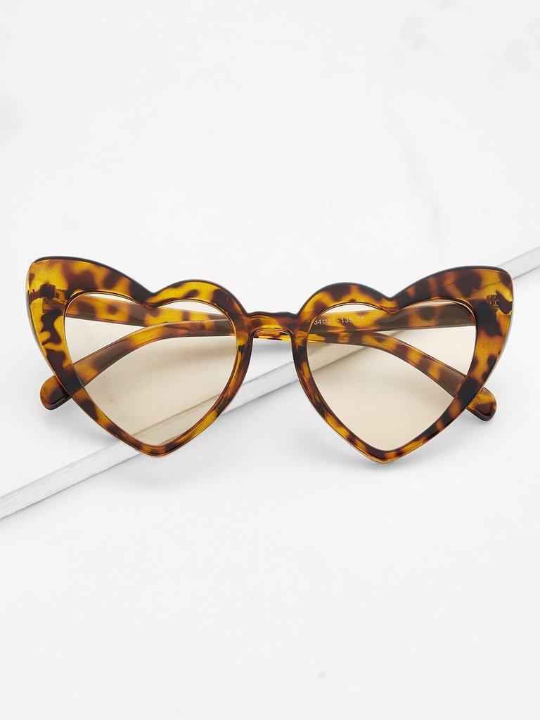 Heart Shaped Frame Sunglasses-accessories-Des Mess
