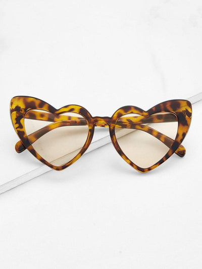 Heart Shaped Frame Sunglasses-accessories-Des Mess