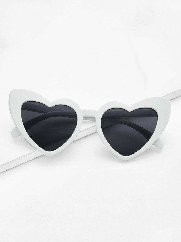 Heart Shaped Frame Sunglasses-accessories-Des Mess