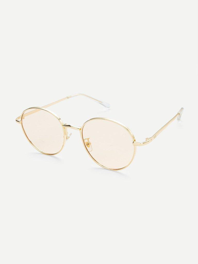 Tinted Flat Lens Sunglasses-accessories-Des Mess