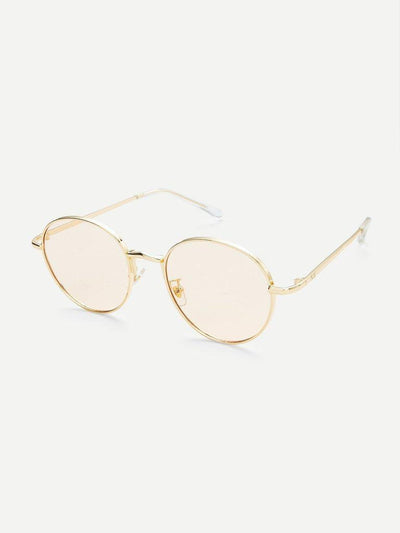 Tinted Flat Lens Sunglasses-accessories-Des Mess