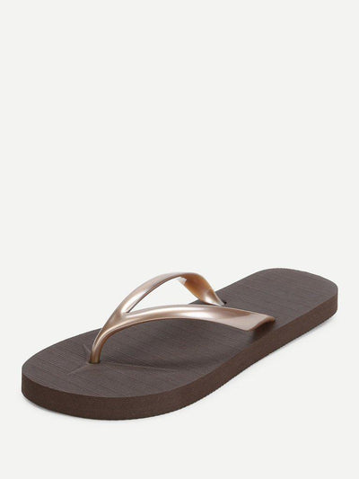 Letter Toe Post Sandals-shoes-Des Mess