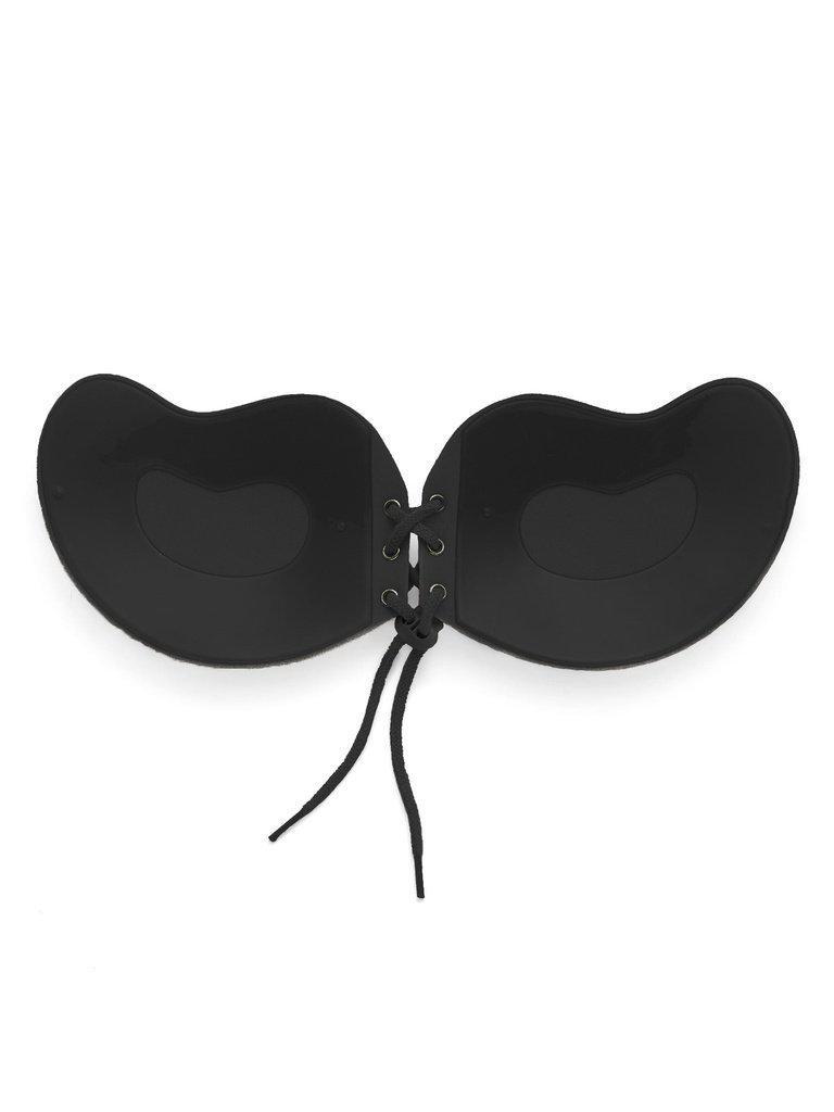 Seamless Lace Up Push Up Self Adhesive Bra-lingerie-Des Mess