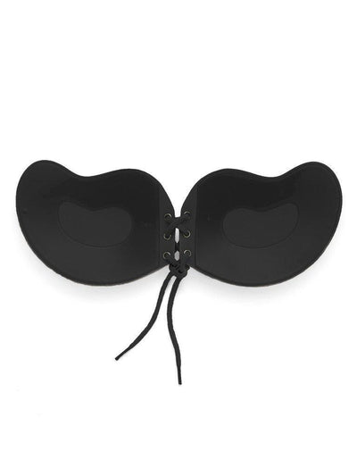 Seamless Lace Up Push Up Self Adhesive Bra-lingerie-Des Mess