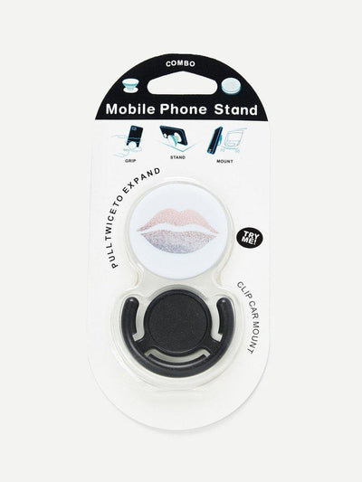 Metallic Lip Gasbag Phone Holder-others-Des Mess