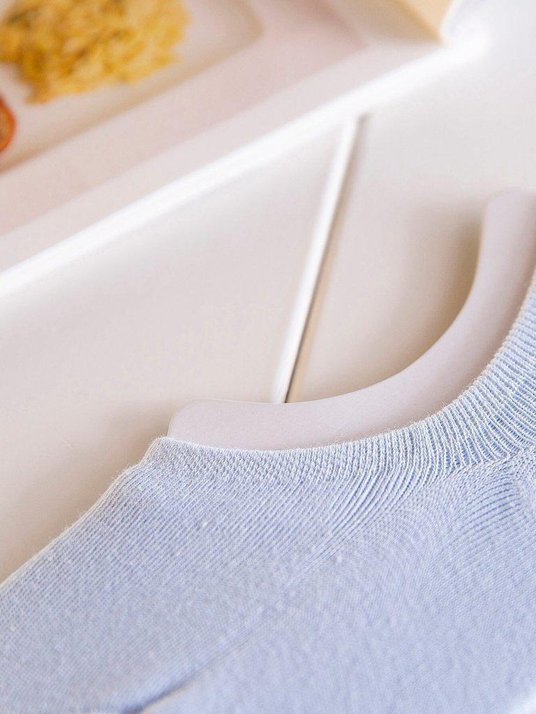 Plain Invisible Socks 5Pairs-accessories-Des Mess