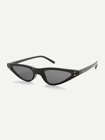 Cat Eye Flat Lens Sunglasses-accessories-Des Mess